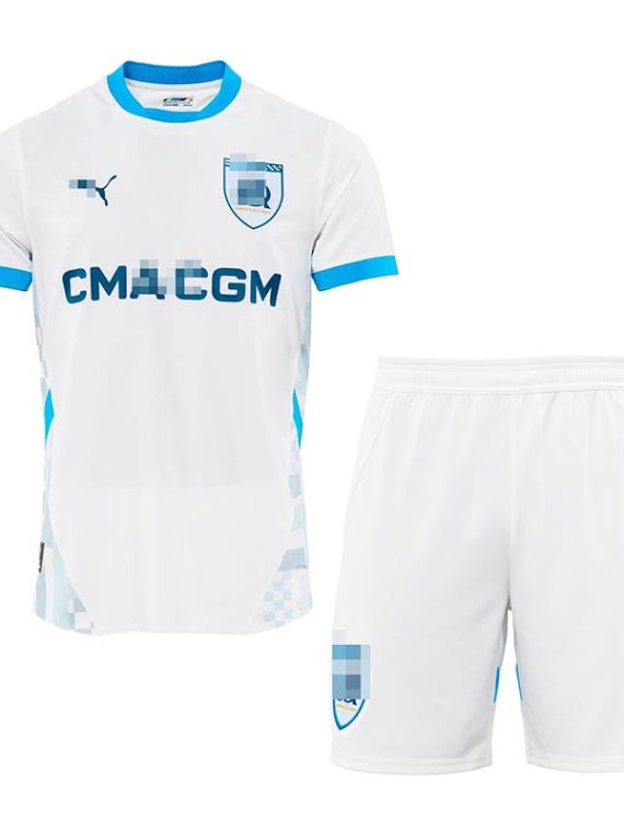 camiseta olympique marsella 2024/2025 home niño kit