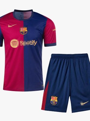 camiseta barcelona 2024/2025 home niño kit