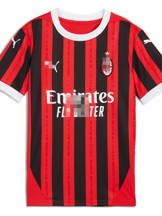 camiseta ac milan 2024/2025 home