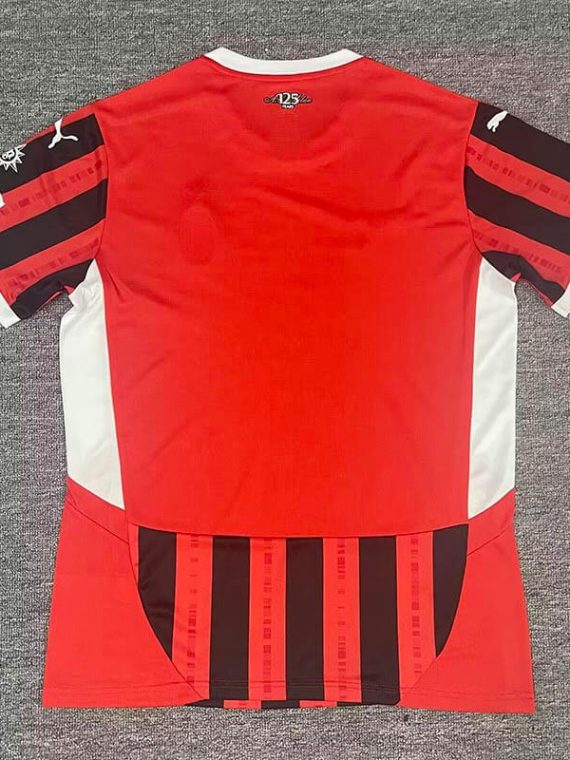 camiseta ac milan 2024/2025 home