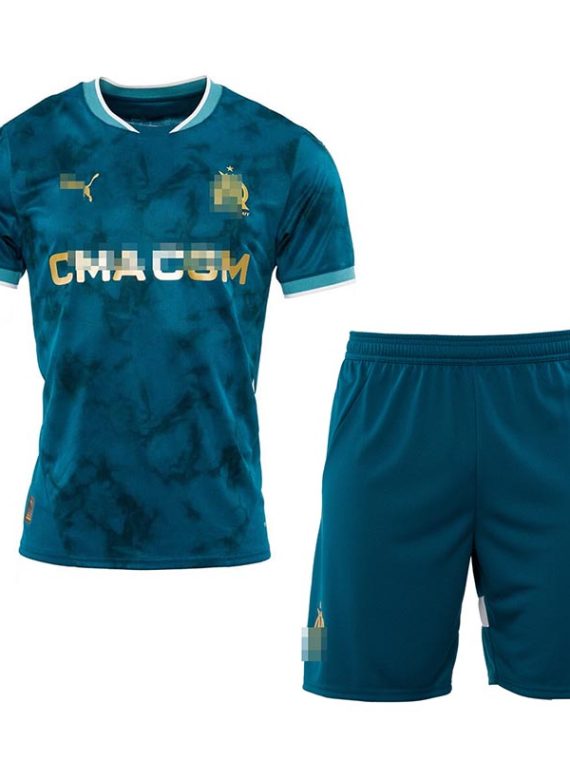 camiseta olympique marsella 2024/2025 away niño kit