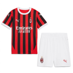 camiseta ac milan 2024/2025 home niño kit