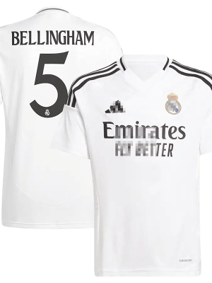 camiseta bellingham 5 real madrid 2024/2025 home
